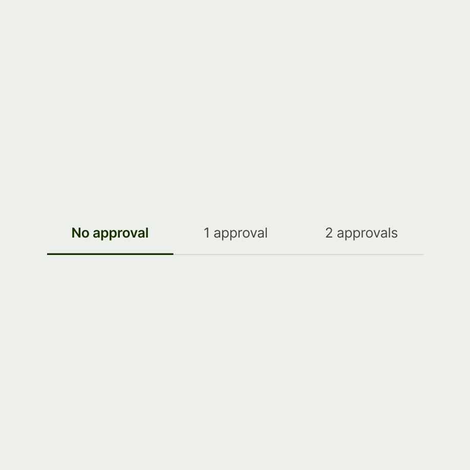 Tabs with sequential content