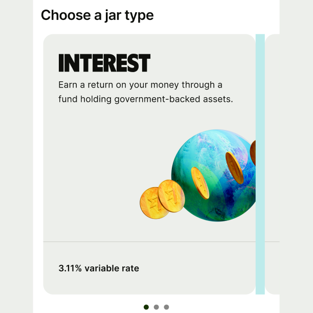 Space between promotional cards