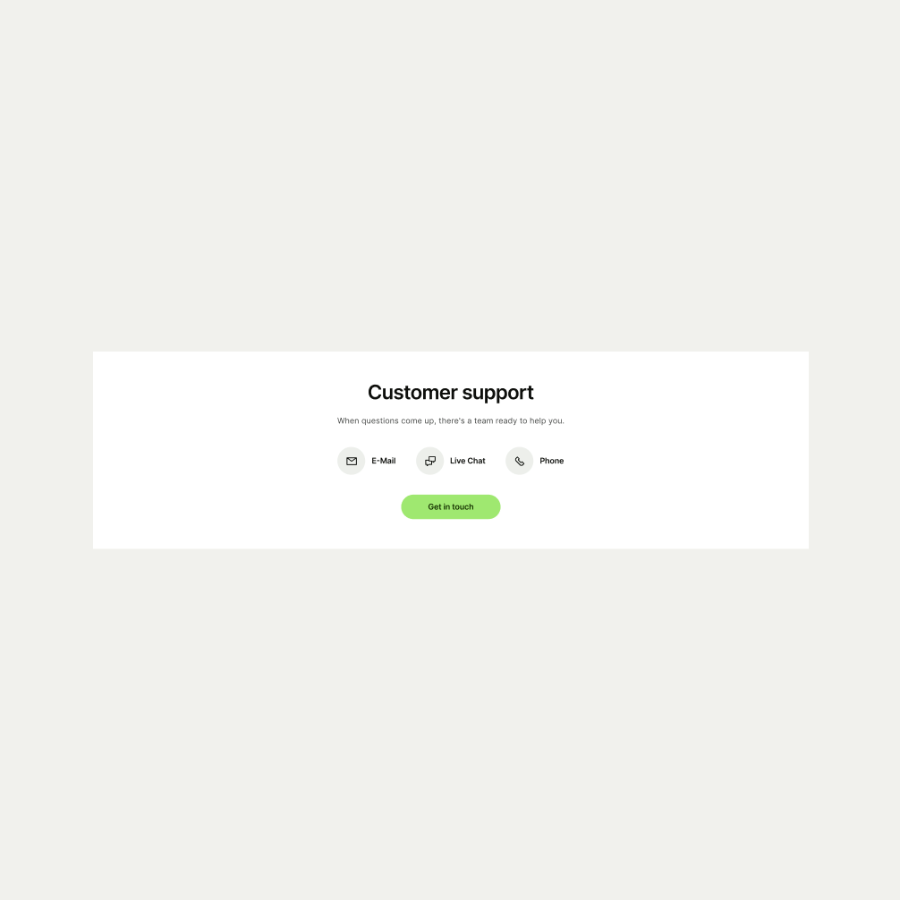 Icon Socials pattern in Light theme