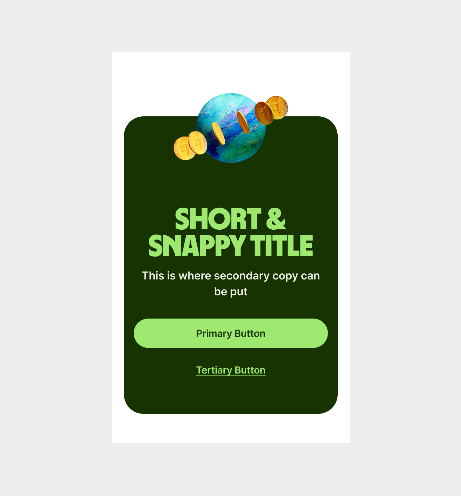 Callout Large pattern on mobile