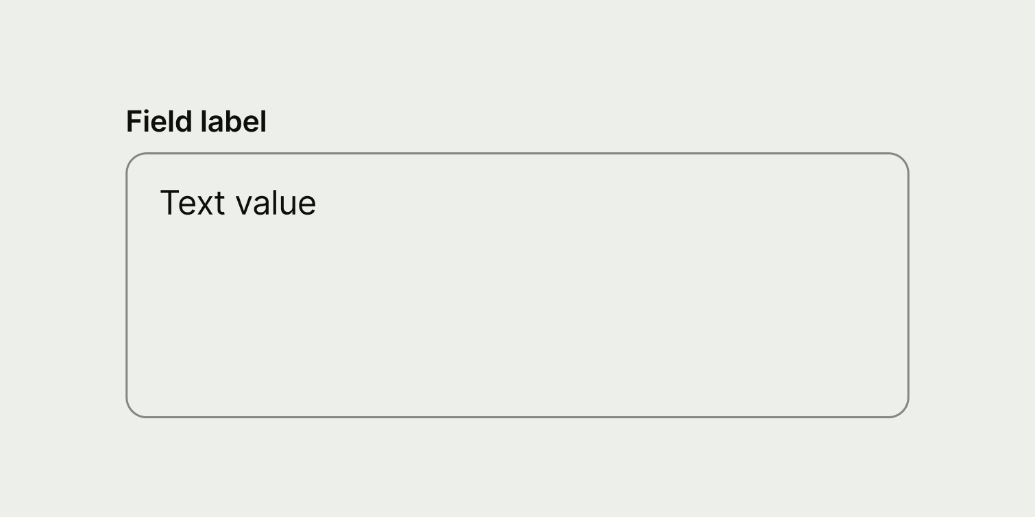 A text area with a short and succinct description.