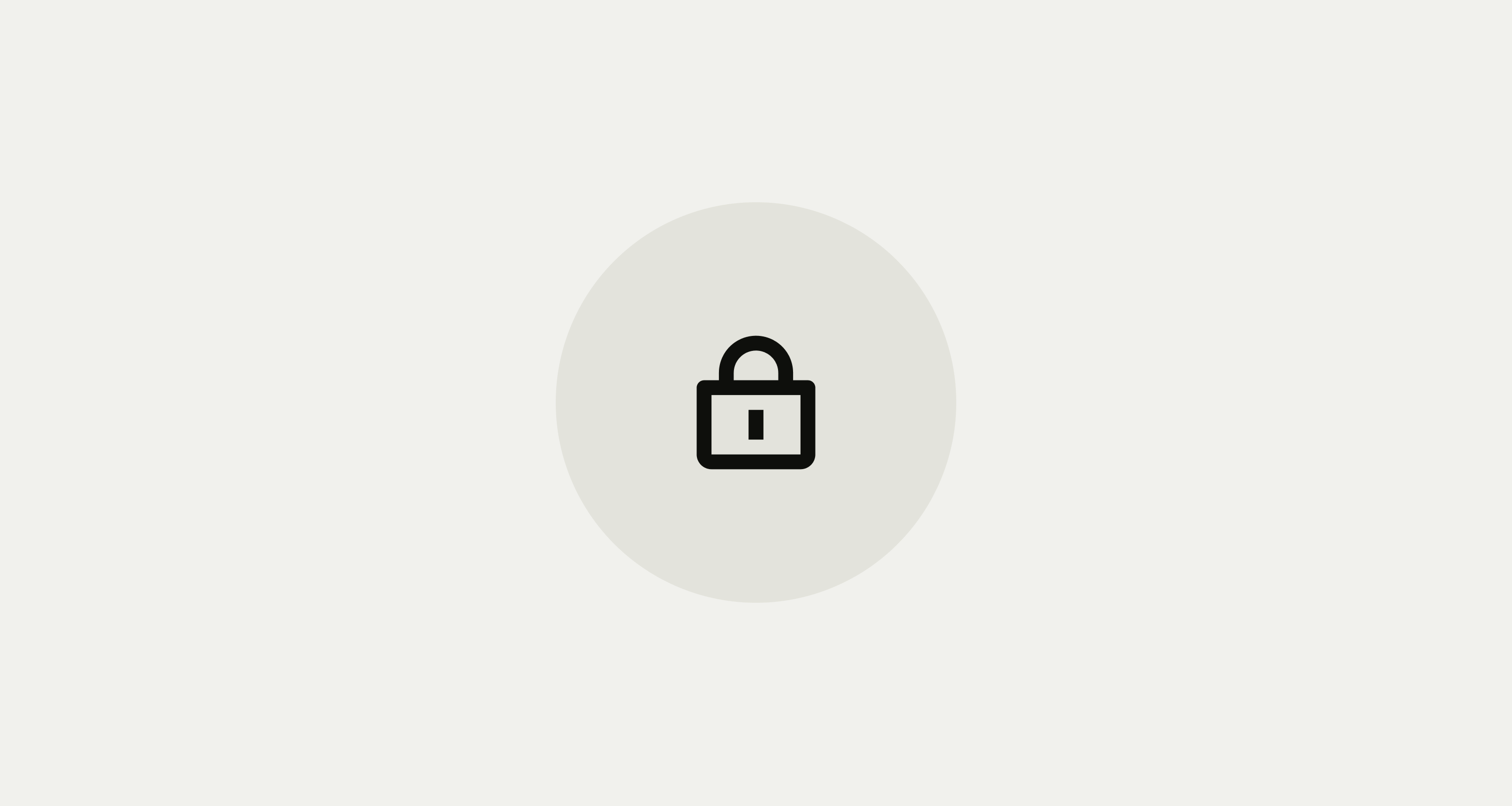 Lock icon to signify security