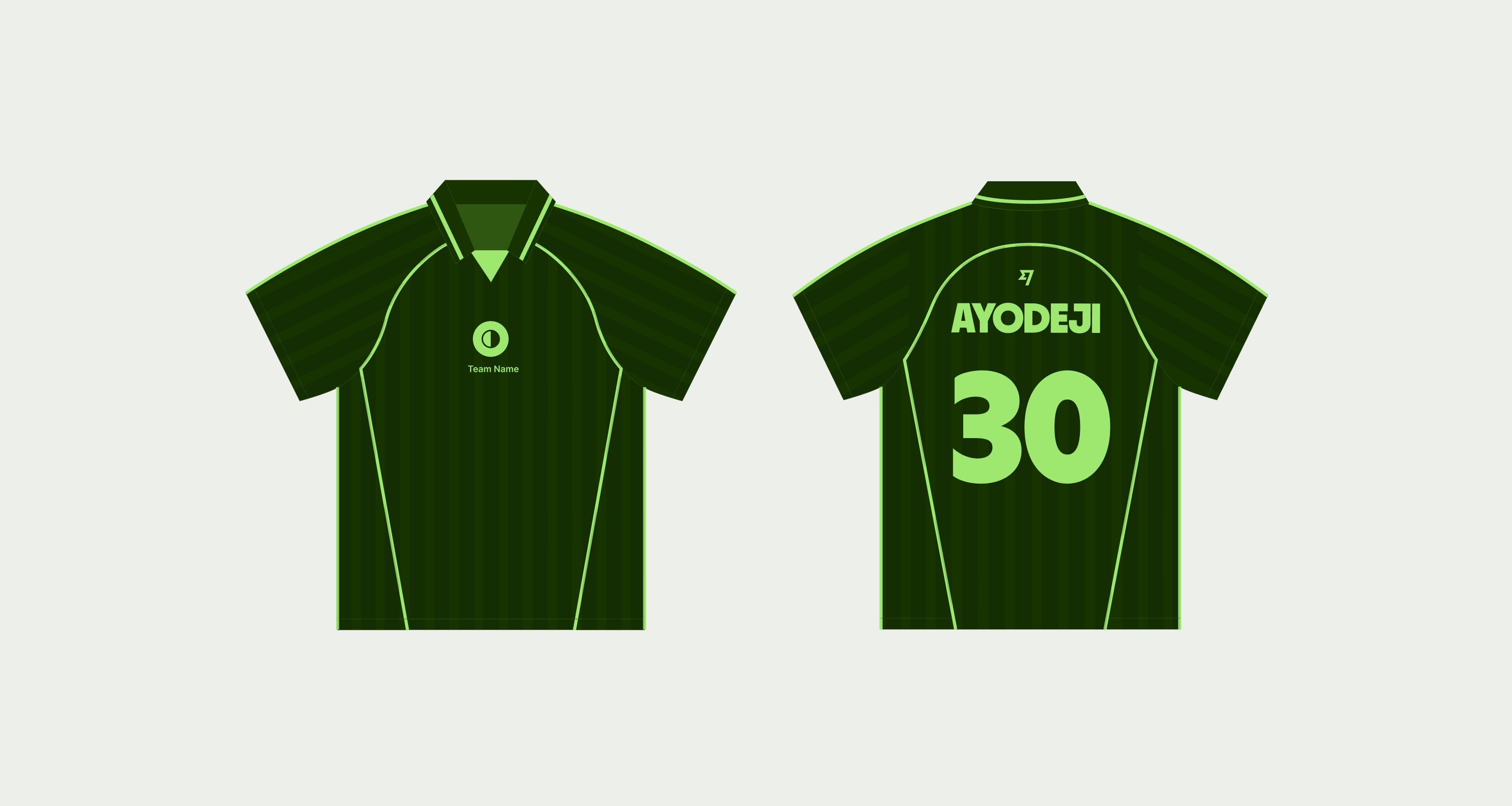 An illustration showcasing the jersey design for Wise.