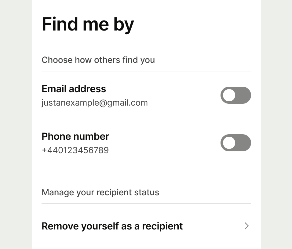 Do example for section headers