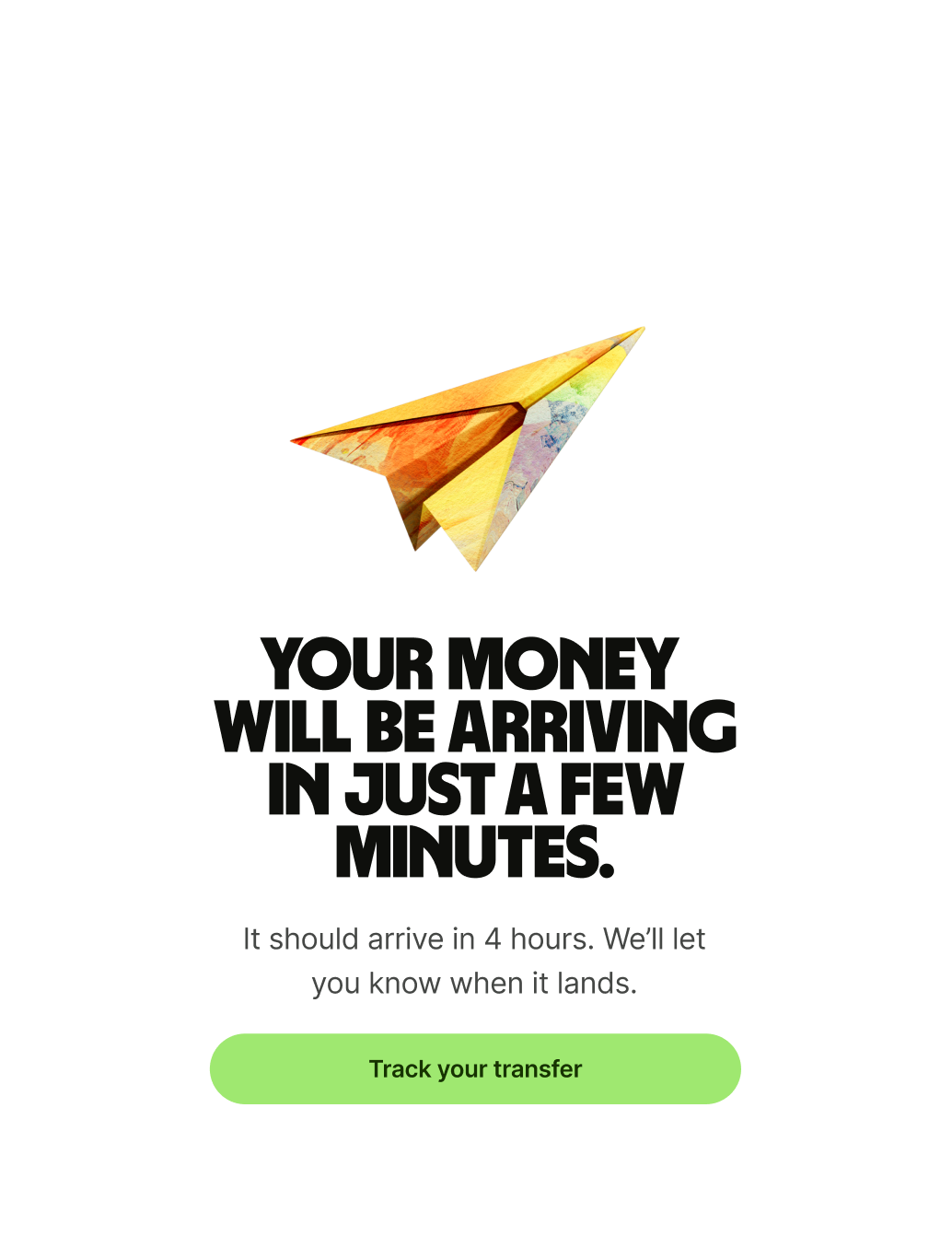 A progress screen with a long title.