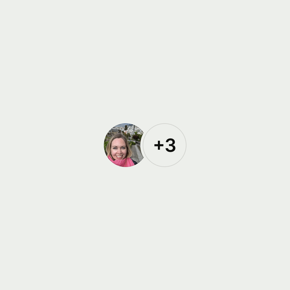 Double horizontal avatar with image and text