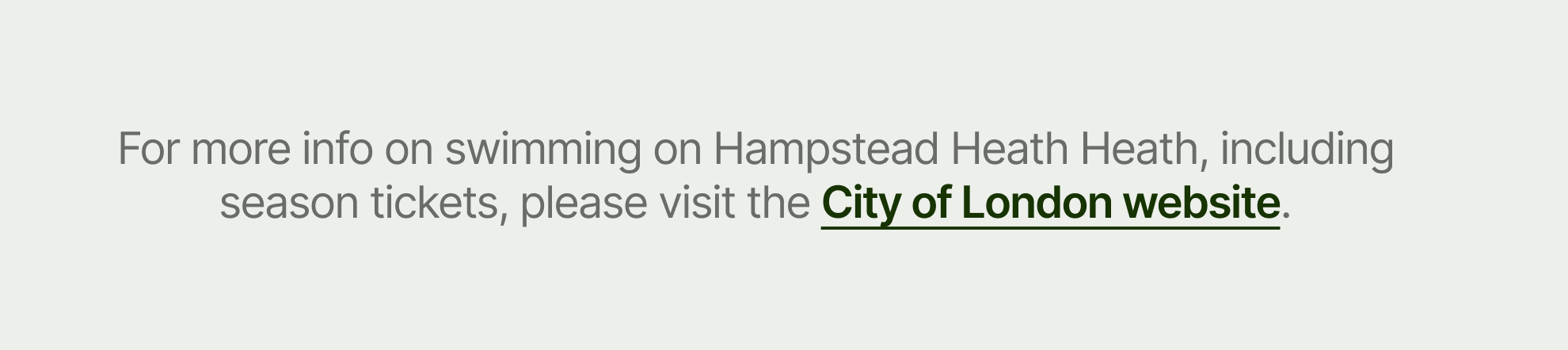Text styled with Markup to be a link