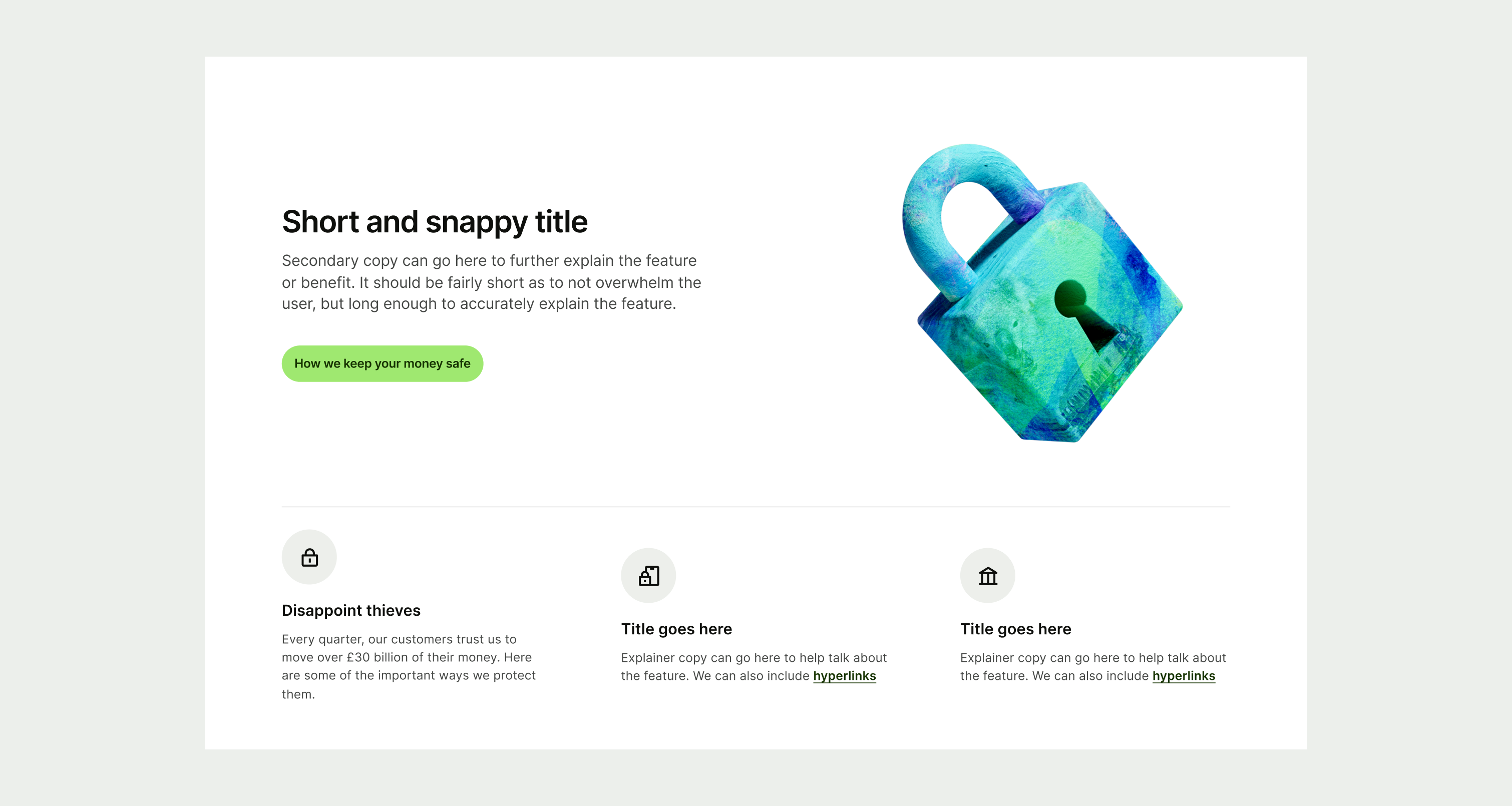 Highlight Trust pattern on desktop