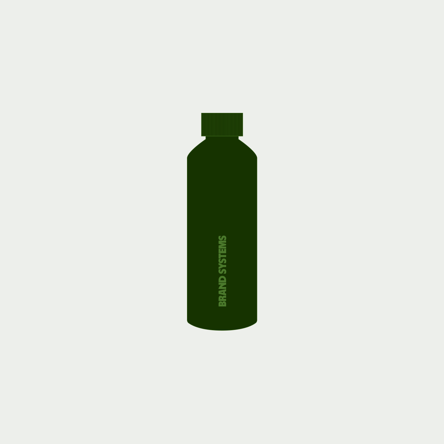 A water bottle mockup showcasing the text design for Wise teams swag.