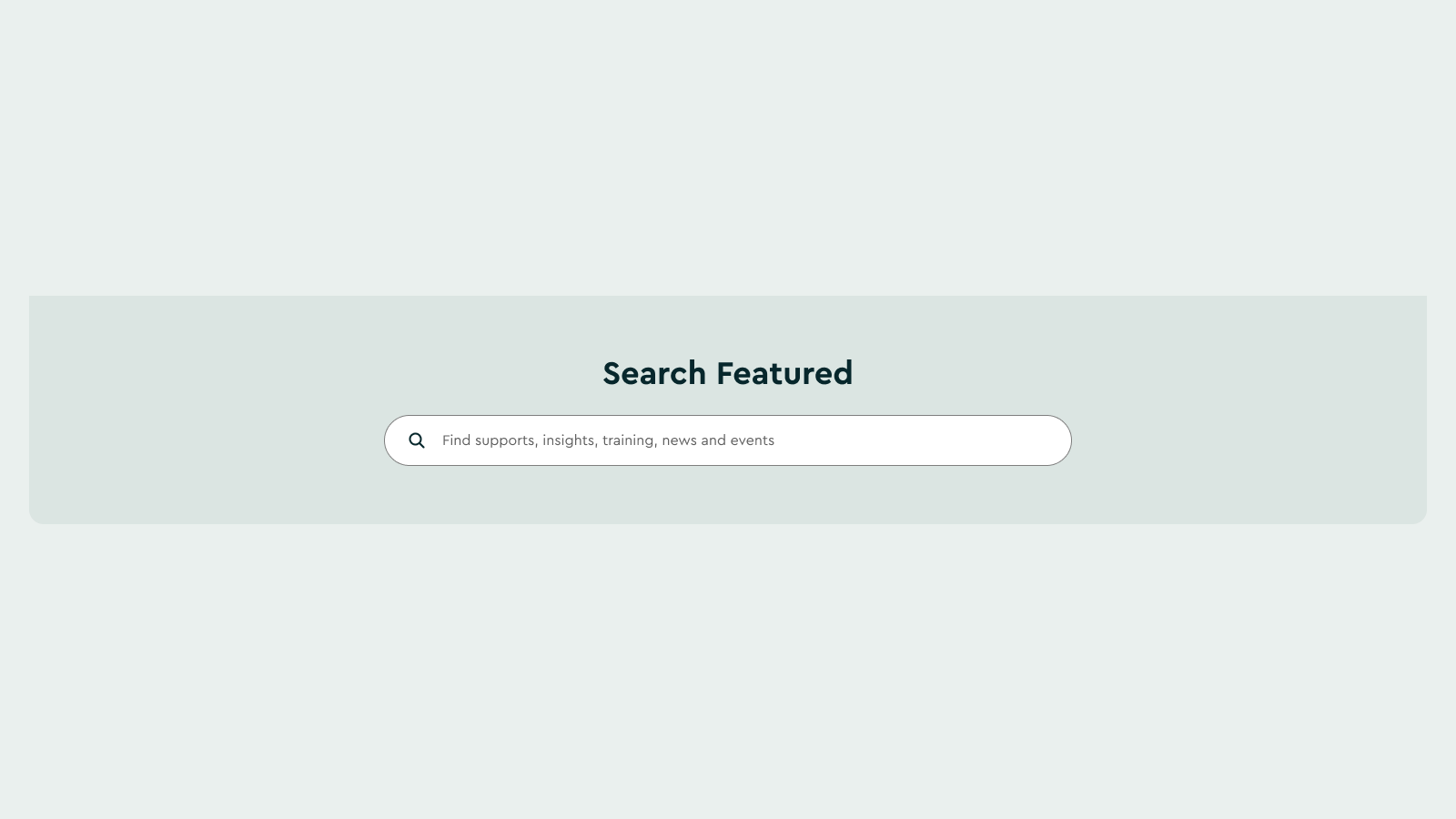Search Featured