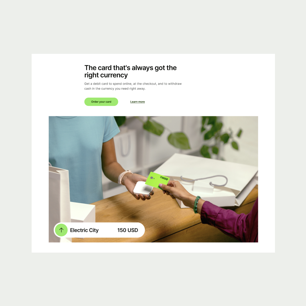 Feature Section Grid pattern in layout 2