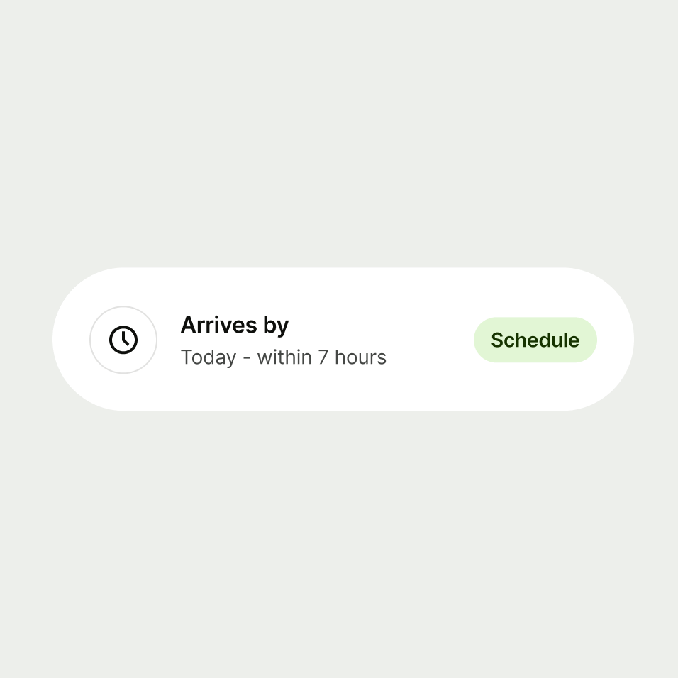 small button in list item