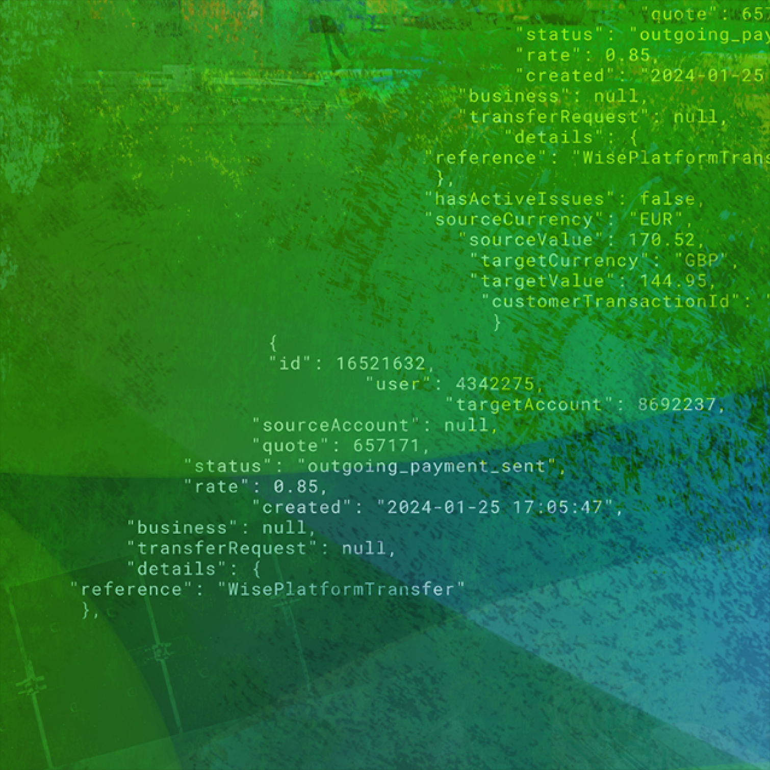 Wise Platform tapestry crop showing 10% of it 