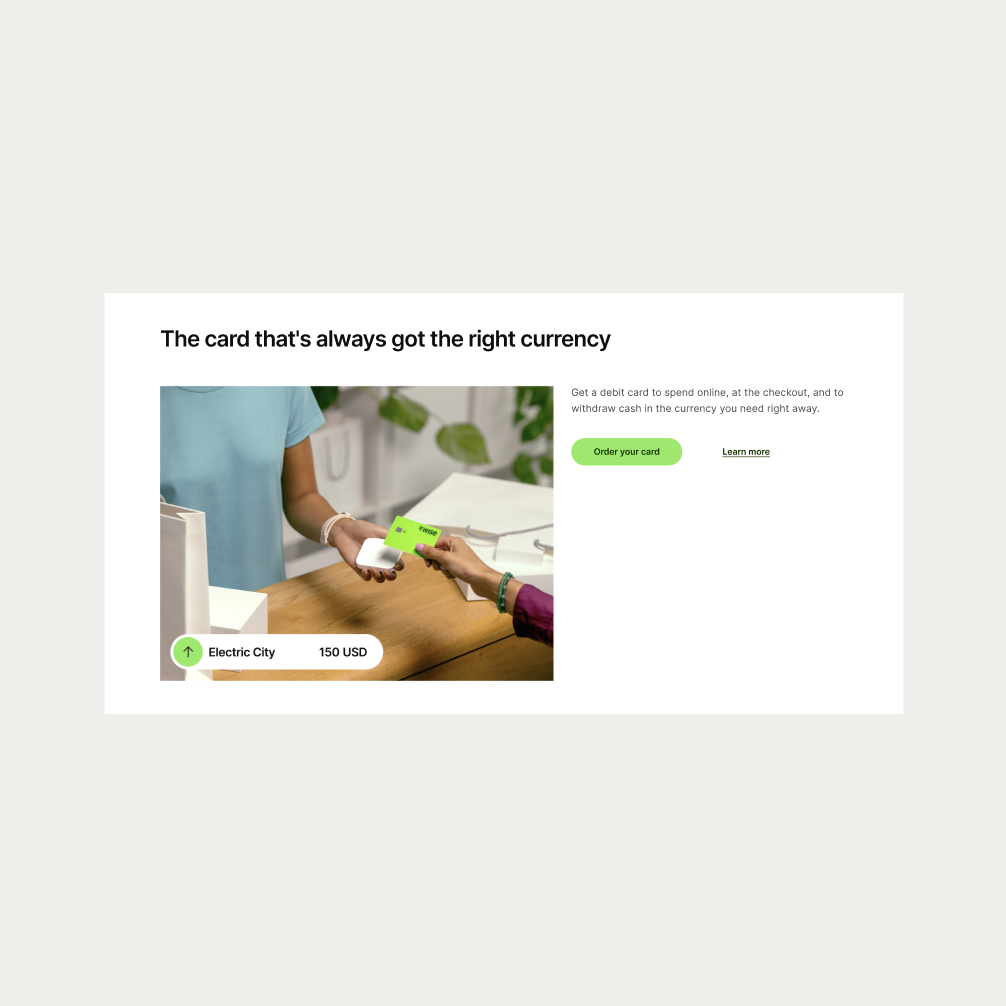 Feature Section Grid pattern in layout 3
