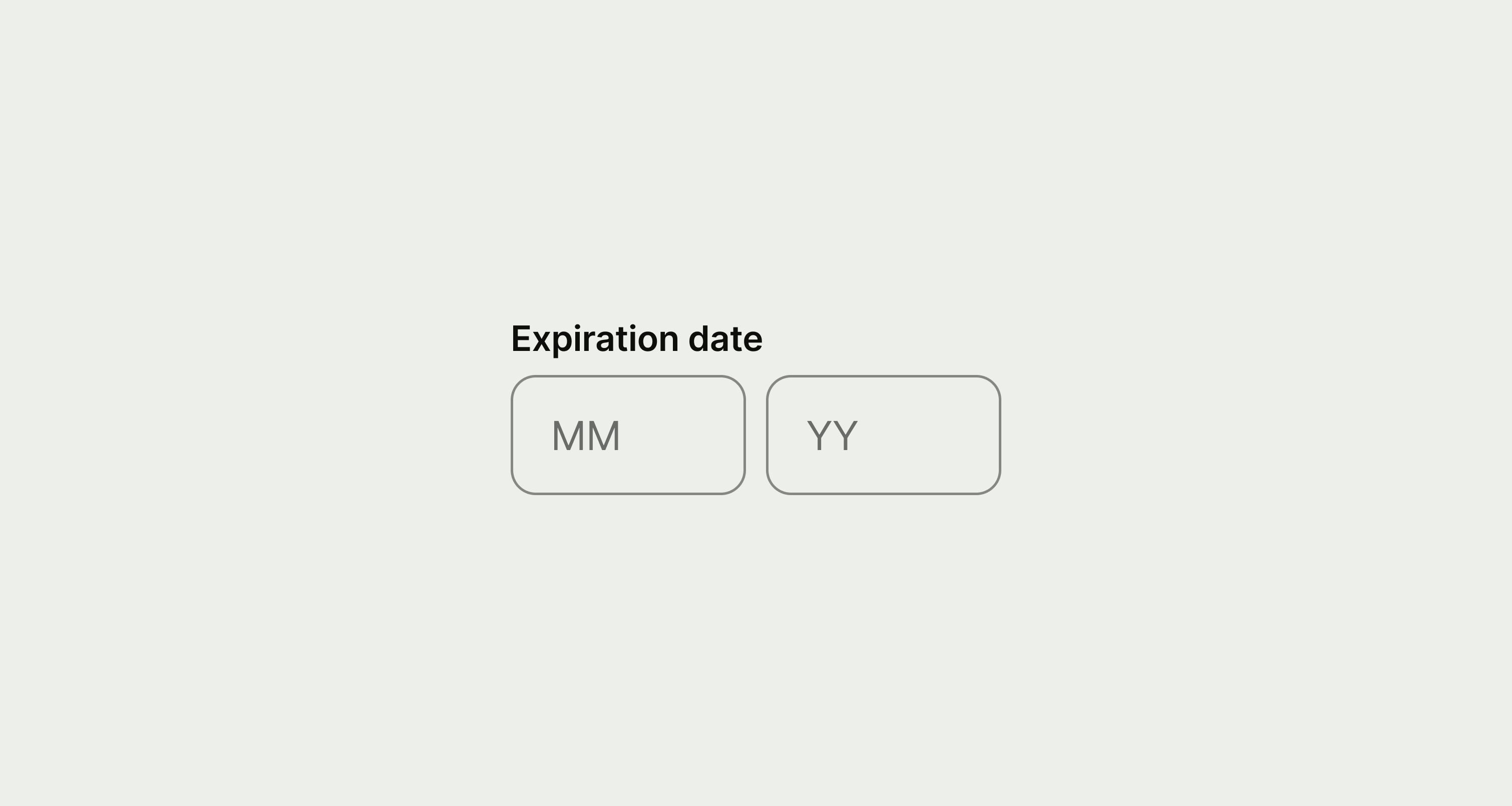 Compact date input