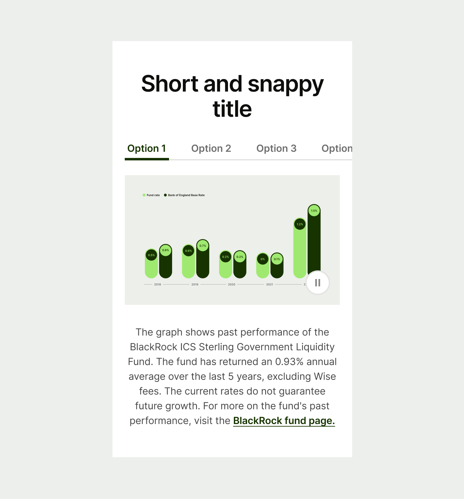 Tabs Data pattern on mobile