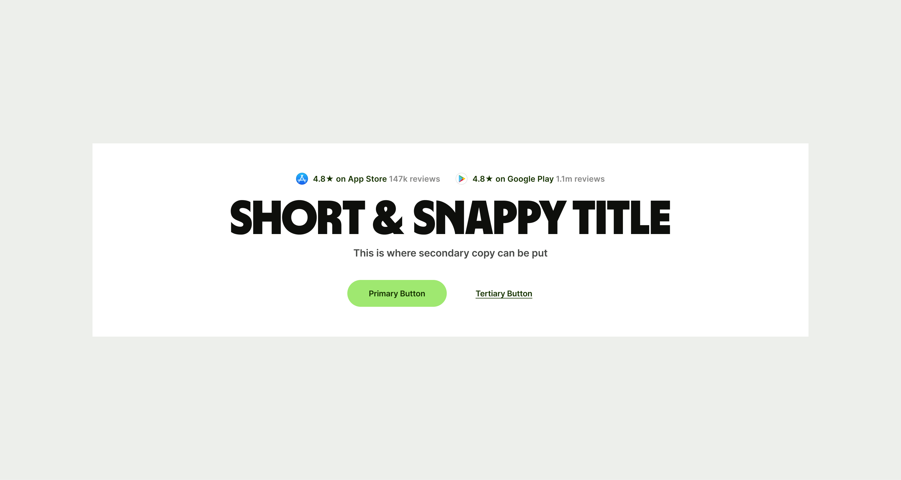 An image of the Hero Simple pattern