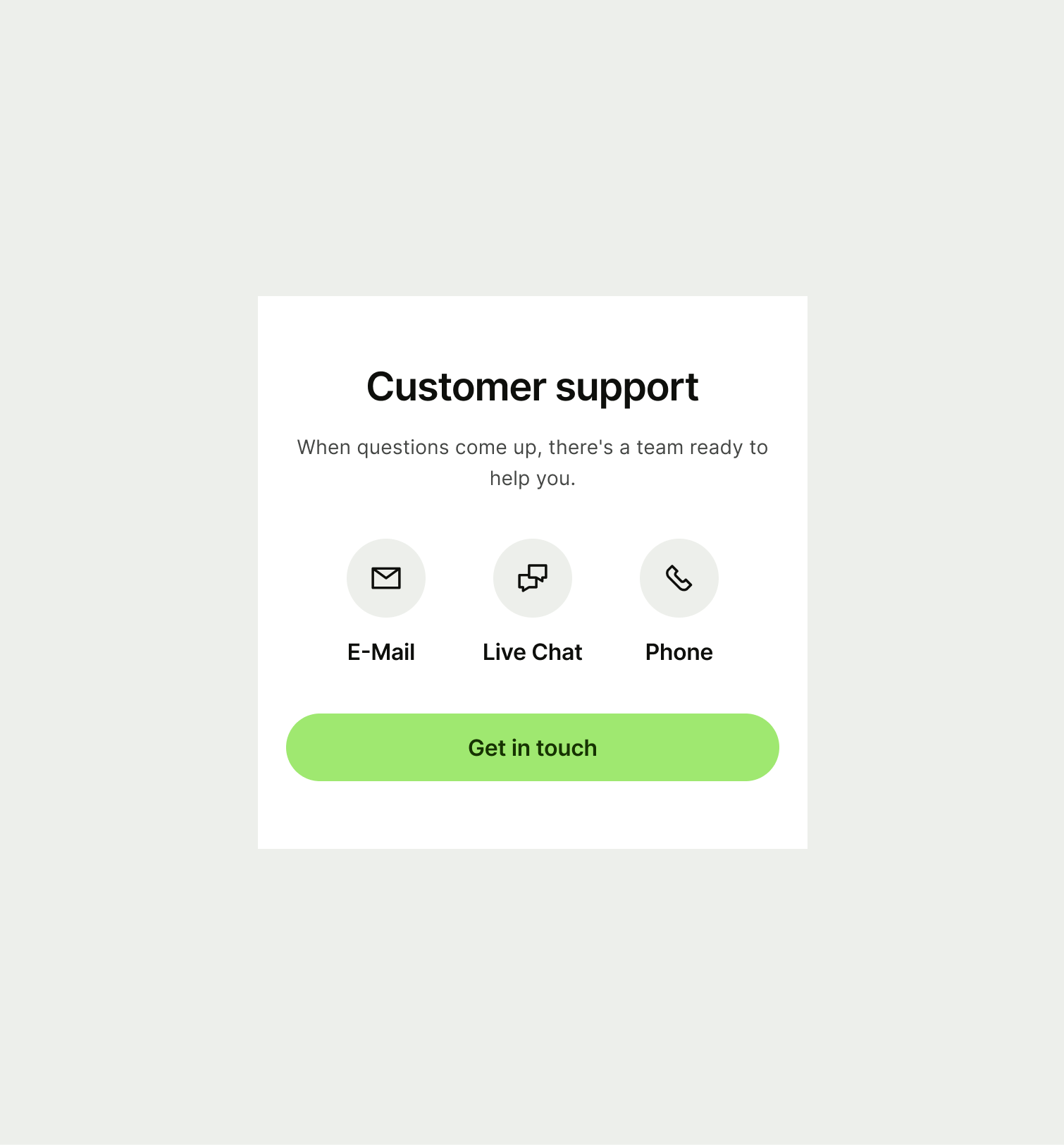 Icon Socials pattern on mobile