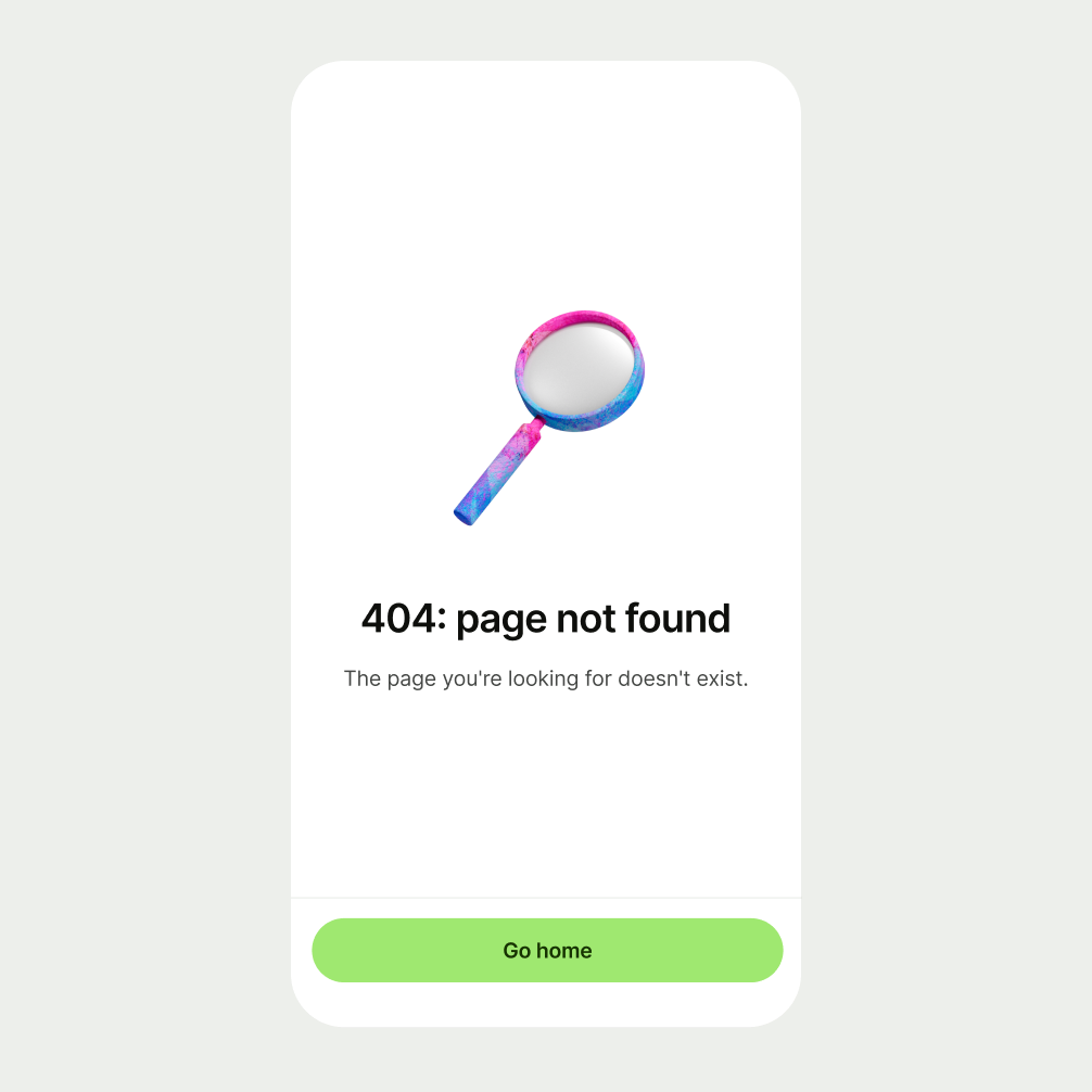 Illustration usage of a magnifying glass