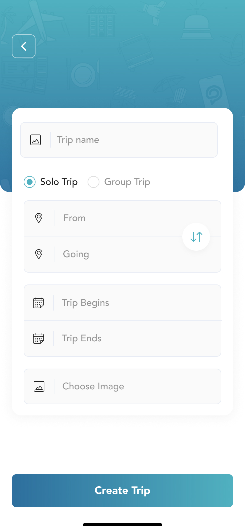 Add New Solo Trip