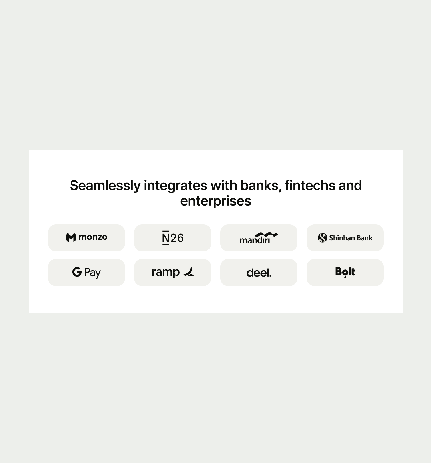 Logo Grid pattern on tablet