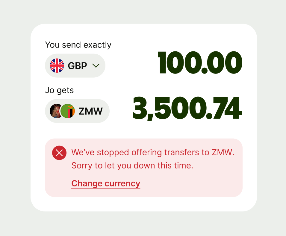 Info prompt with link within a calculator section