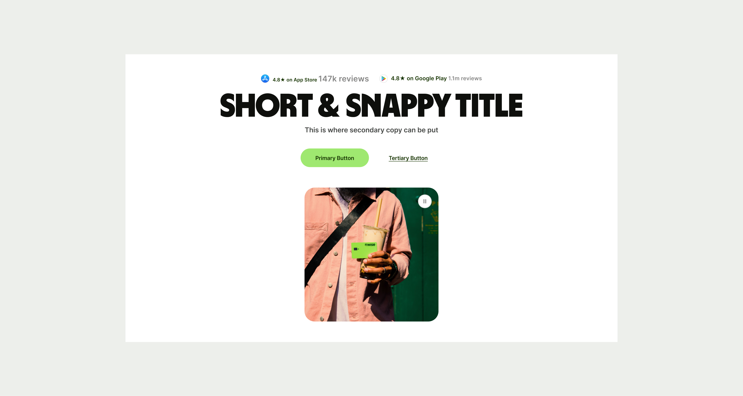 An image of the Hero Small pattern