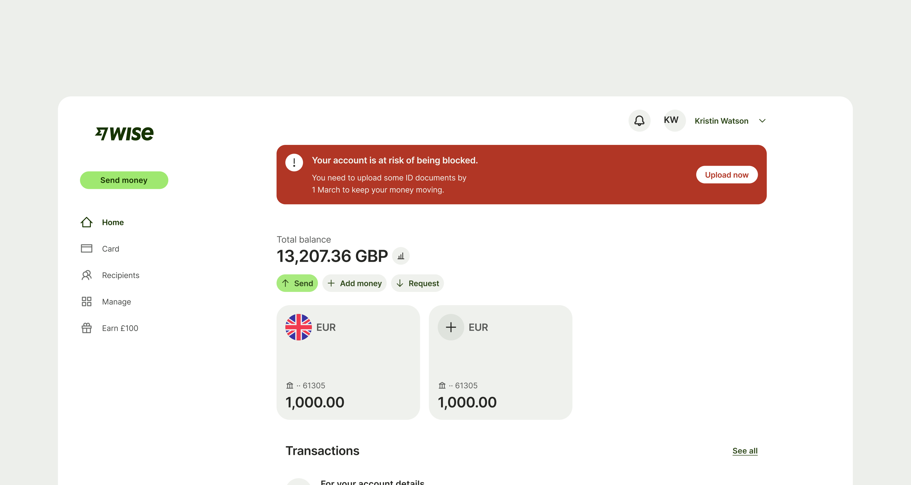 Critical banner placement top of desktop