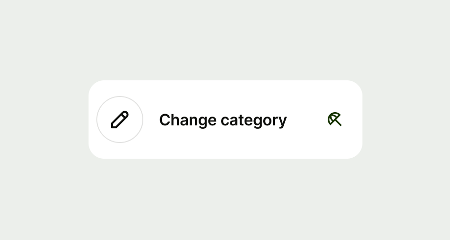 a list item with an umbrella icon
