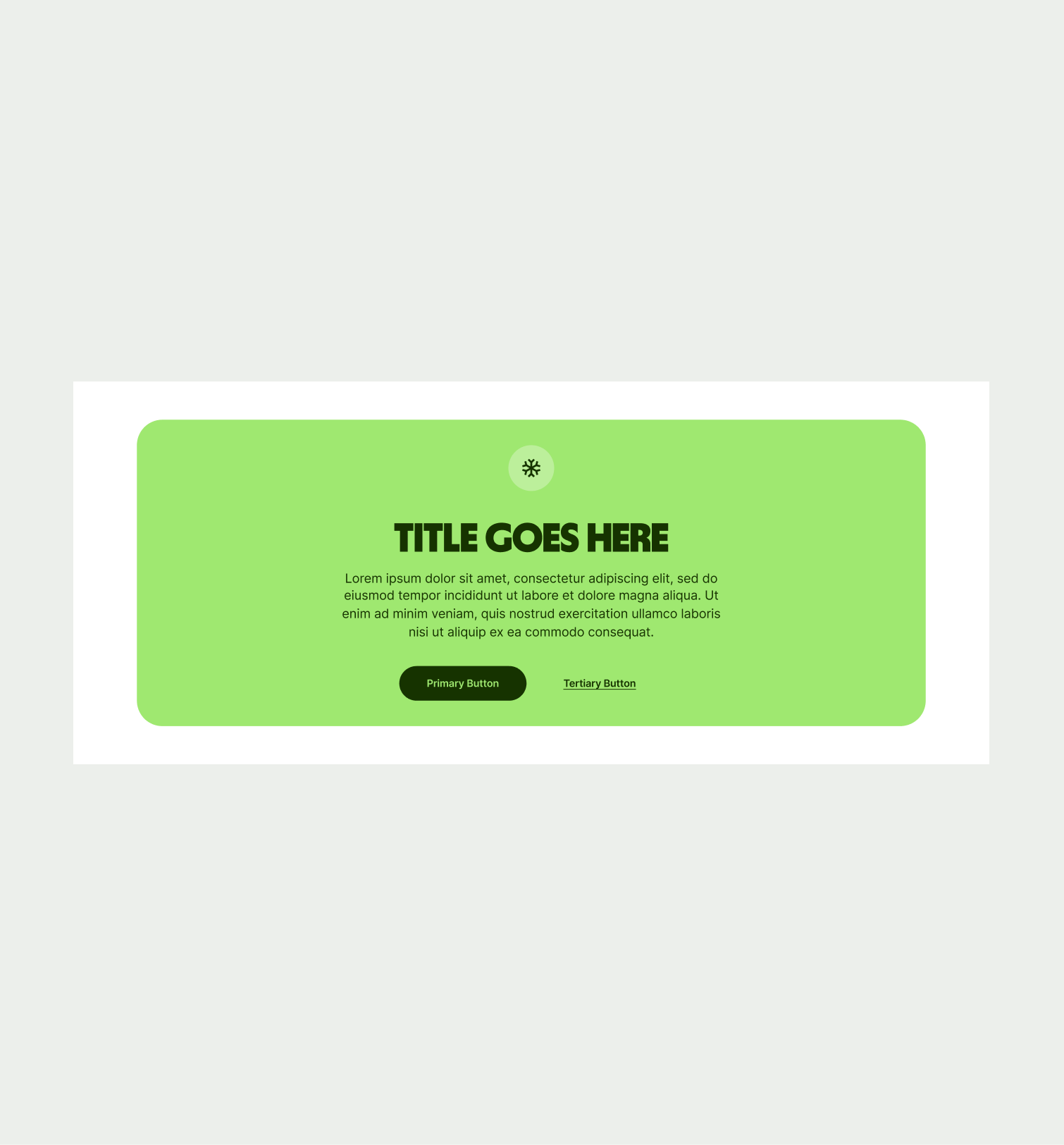 Banner Info pattern in its minimum state