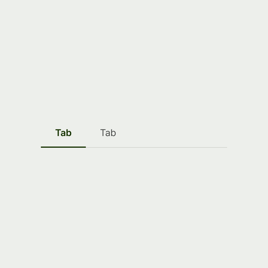 Tabs with content groups