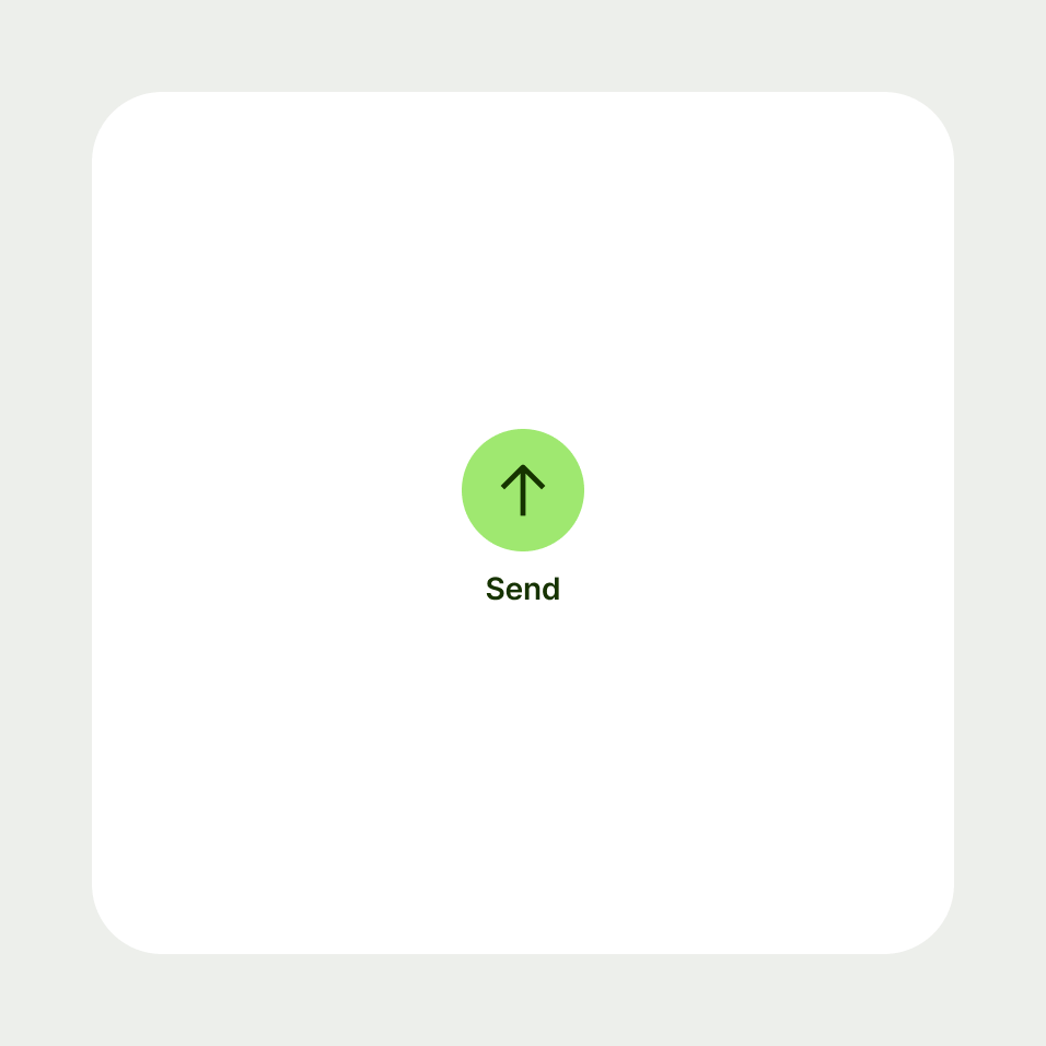 Circular buton default state