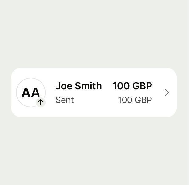 list item with title and subtitle