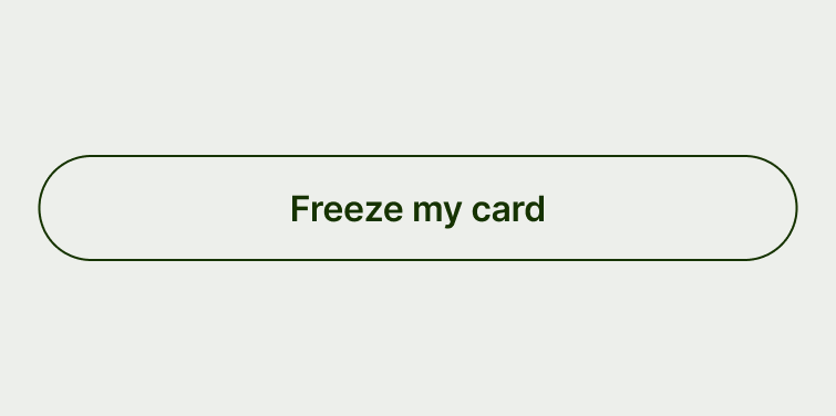 A button that reads 'Freeze my card'.