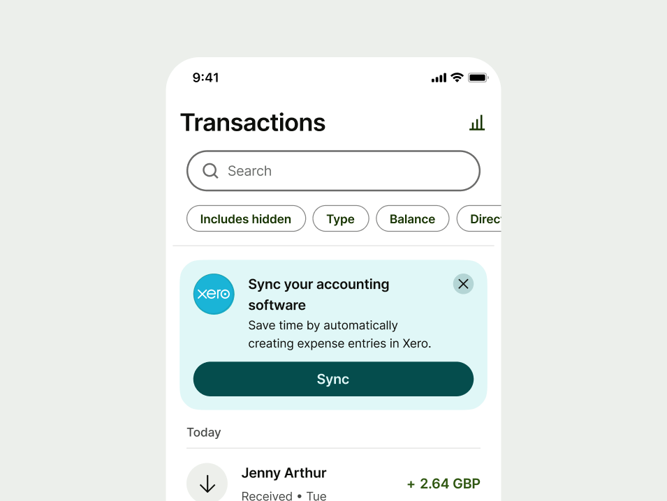 Proposition action prompt in transaction page