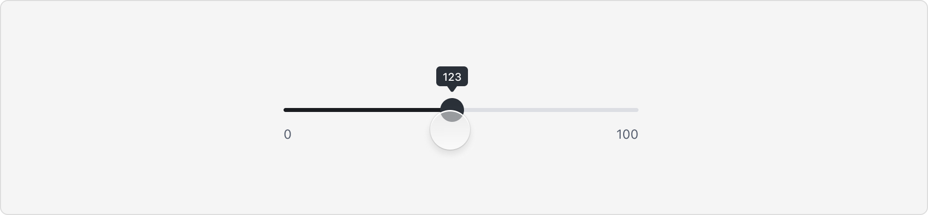 Slider Drag 동작 예시