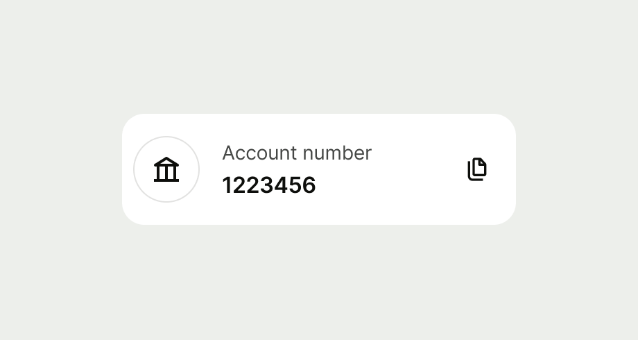 a list item with info icon