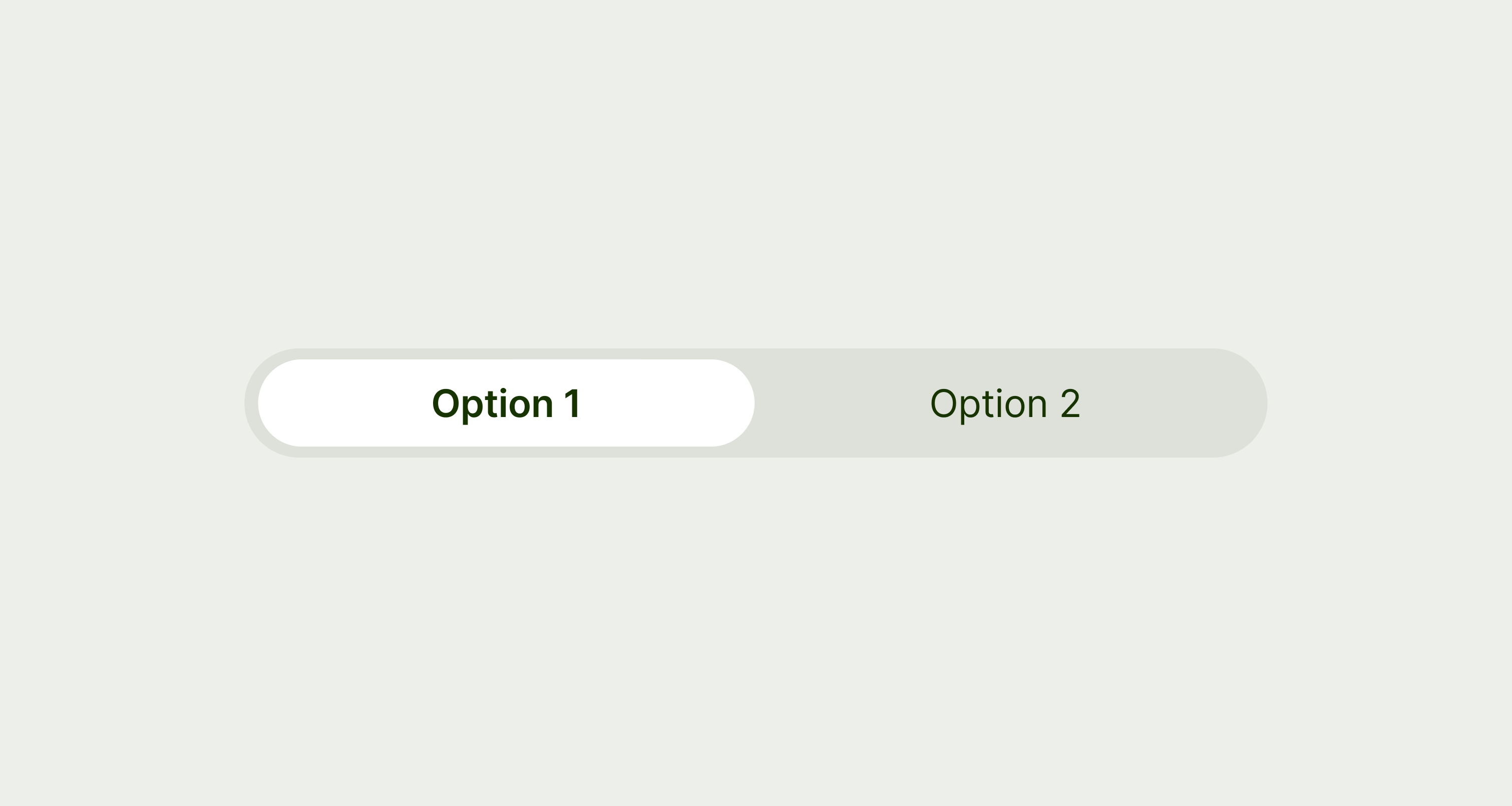 Segmented control