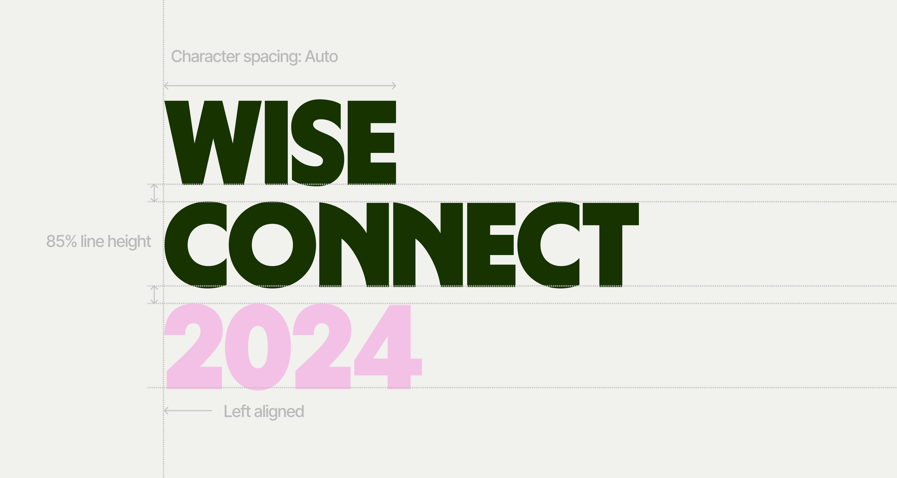 Wise connect 2024 lockup with guidelines description