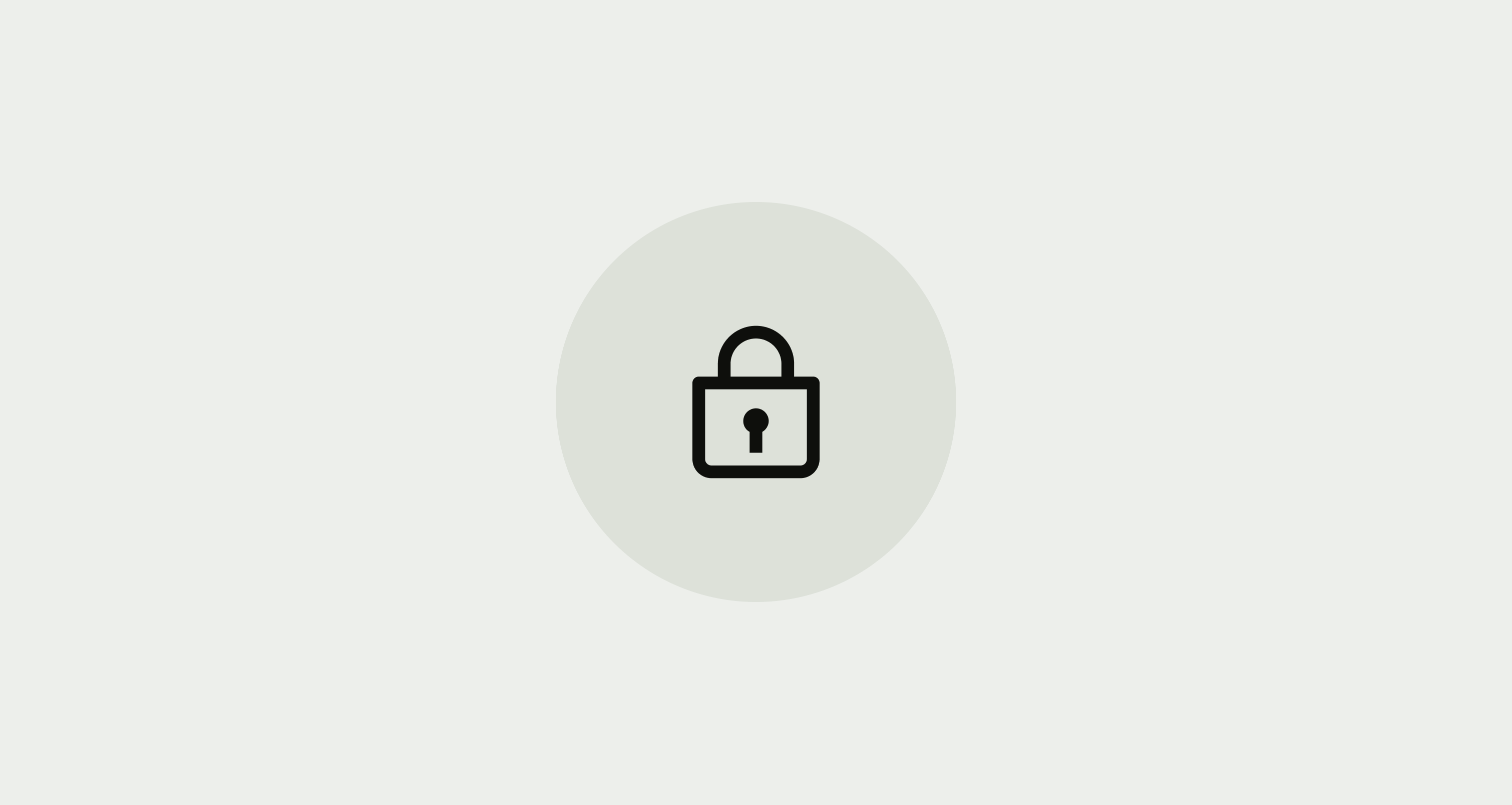 Lock icon to signify security
