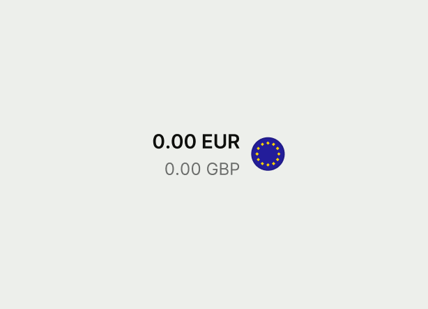 Default currency cell type example