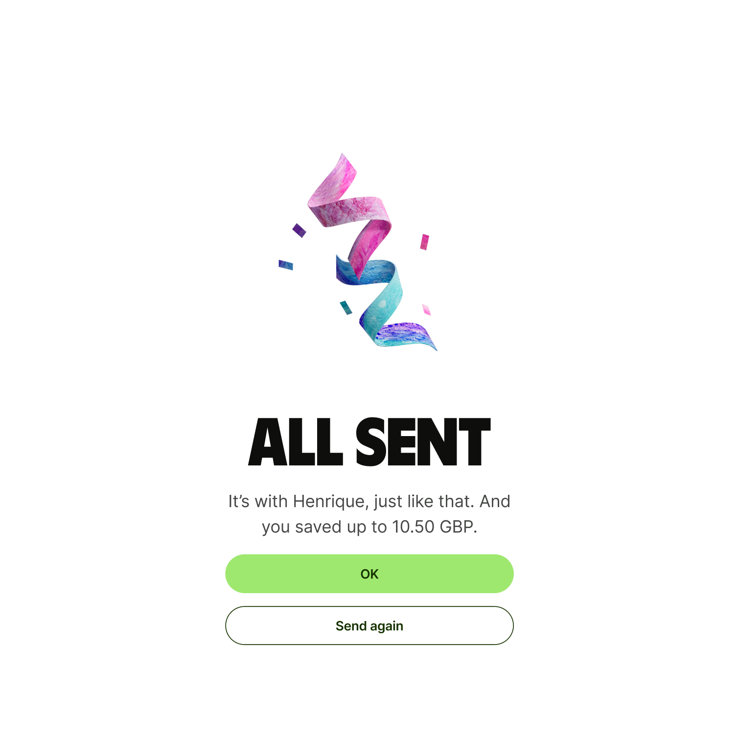 All sent
