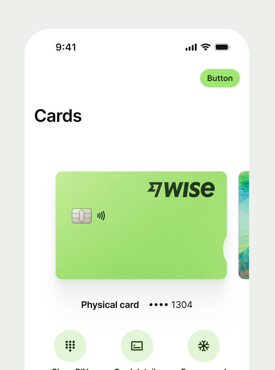 Circular button secondary state