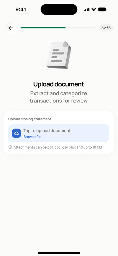 Upload Expense Records