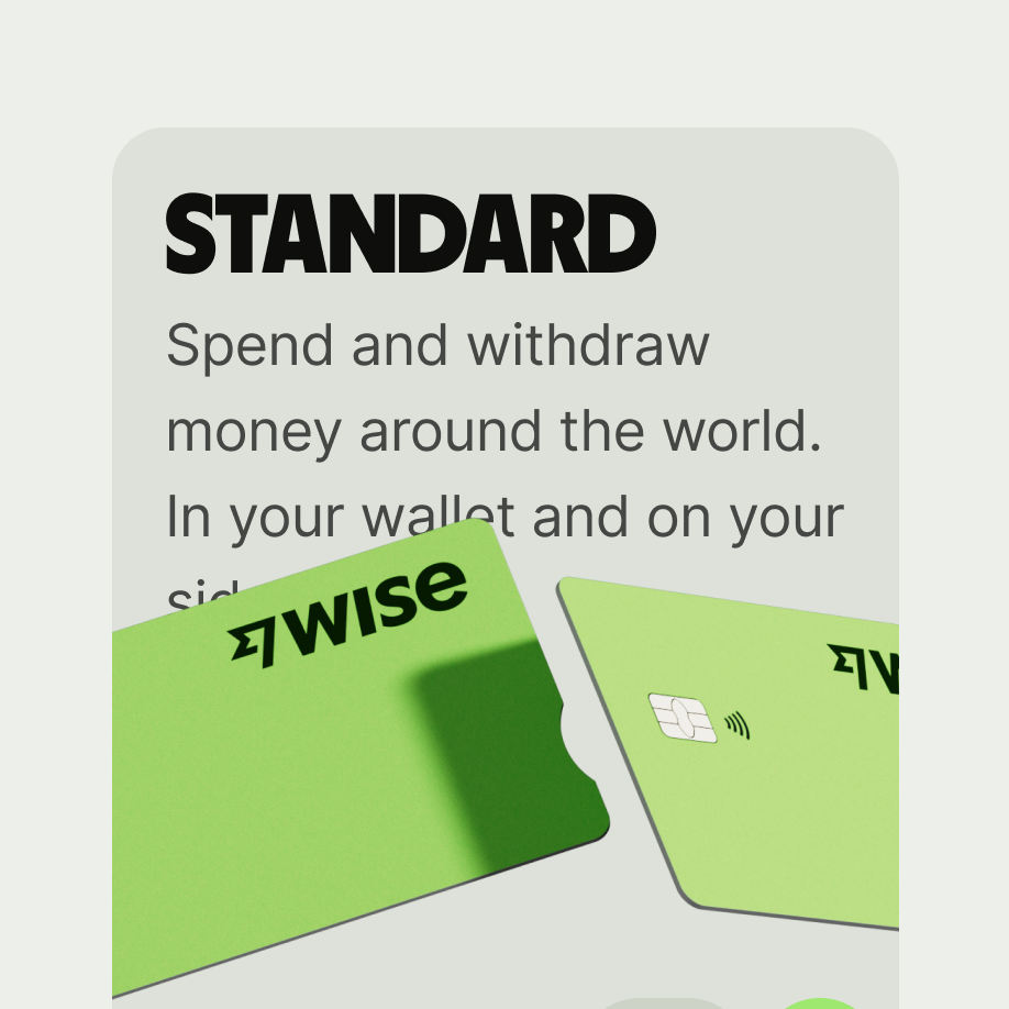 Promo card with image over text