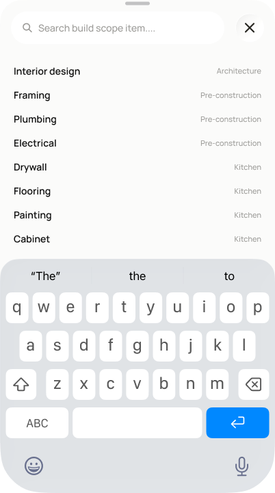 Build Budget Manually