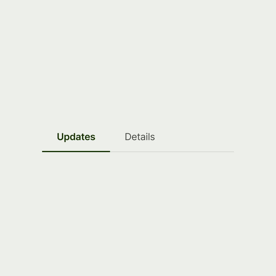 Tabs with content groups