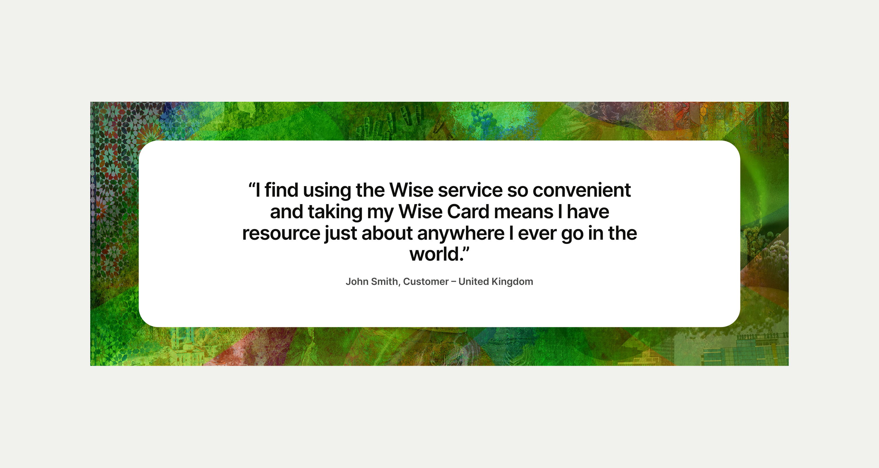 Quote Highlight pattern on desktop