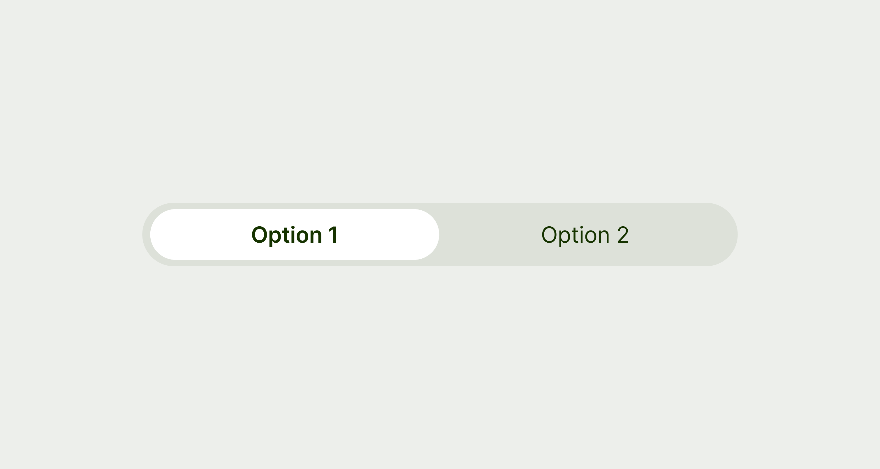 Segmented control