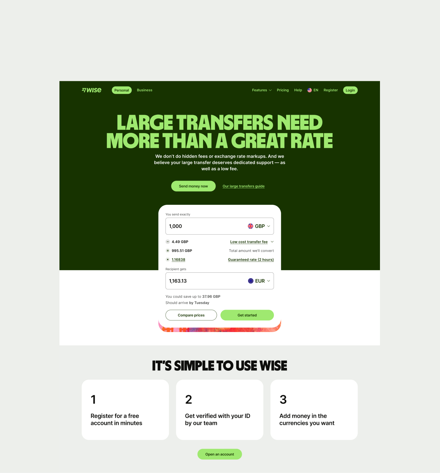 Hero Interactive pattern with incorrect UX